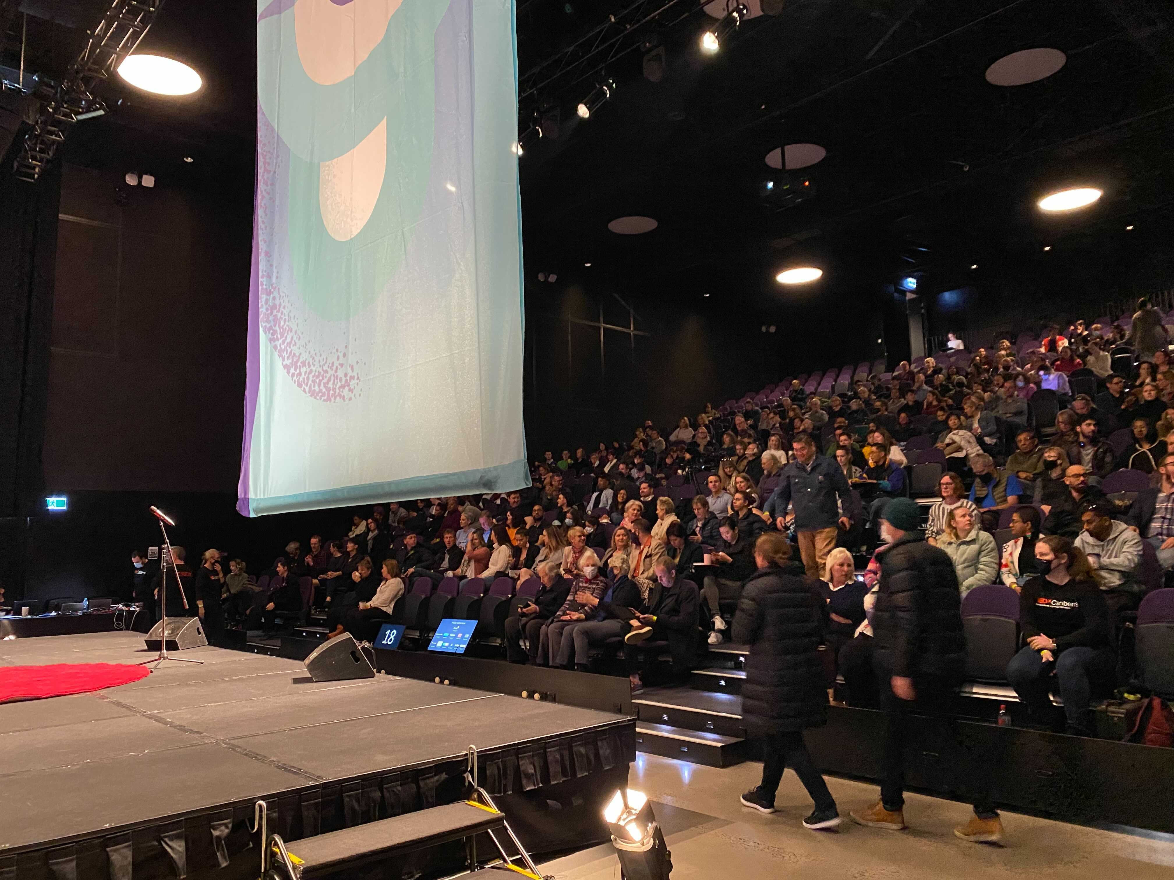TEDx stage graphics